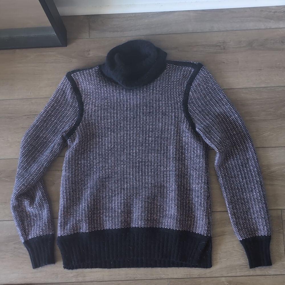 J Brand Purple Angora Rabbithair Sweater Size Small